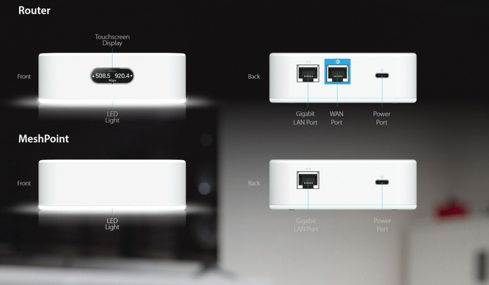 AmpliFi Instant Mesh kit, Wi-Fi 5, 2X2 MIMO, 2 pack. -